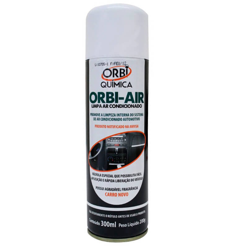 Limpa Ar Condicionado Carro Novo - Orbi - 300ml
